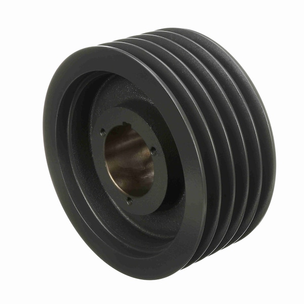 5 Groove Cast Iron Bushed Bore Multiple Sheave, 5TB90